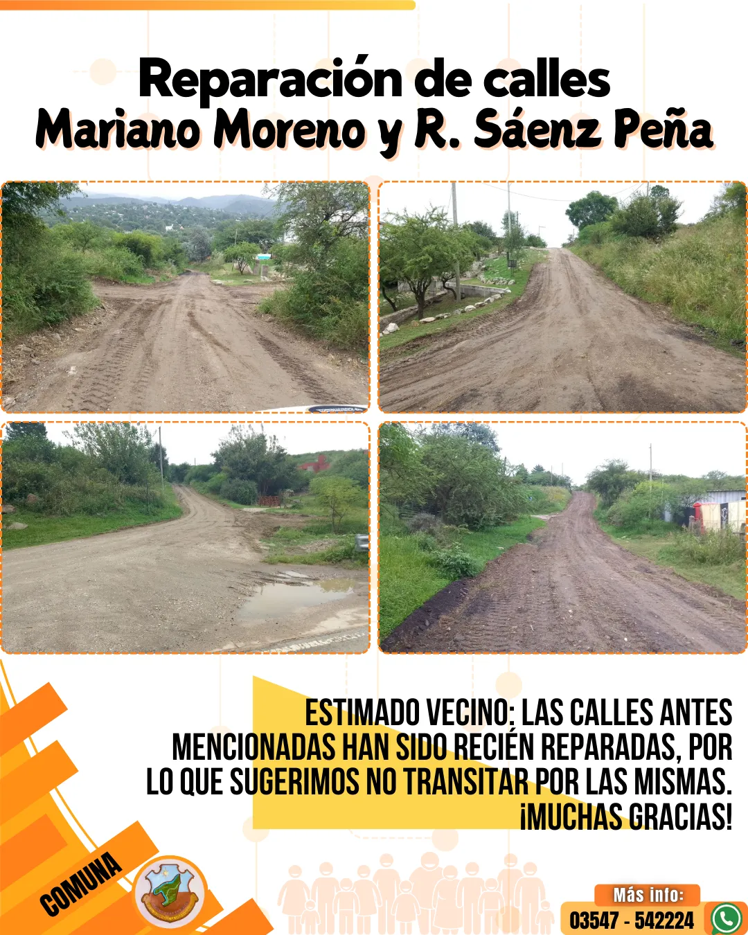 CVLB - La Comuna - FEED - Calles reparada - 28-02-2025