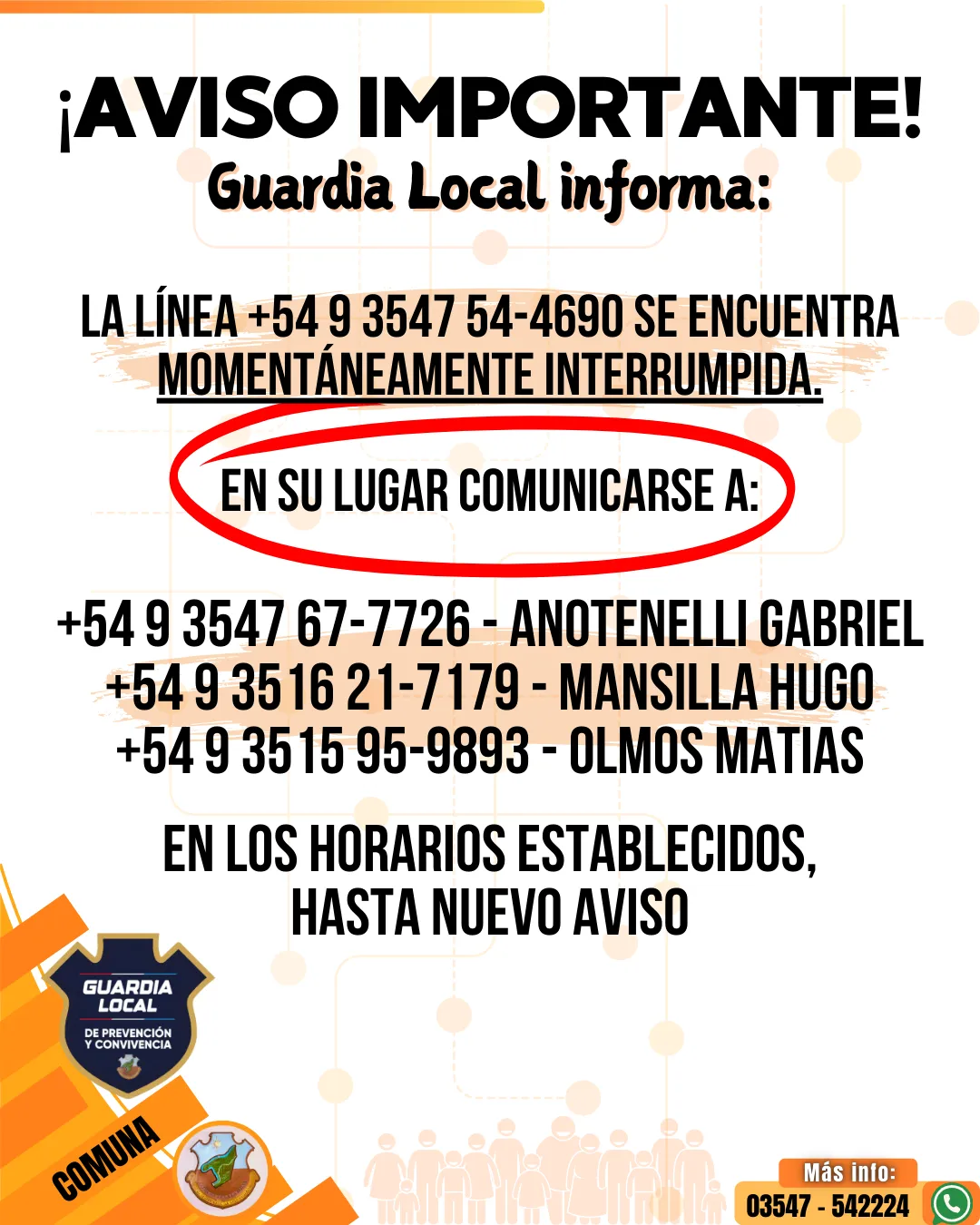 CVLB - La Comuna - FEED - Num Emer Temp - 03-03-2025