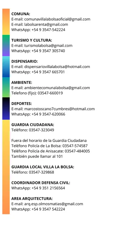 CVLB - WEB - Horarios y contacto