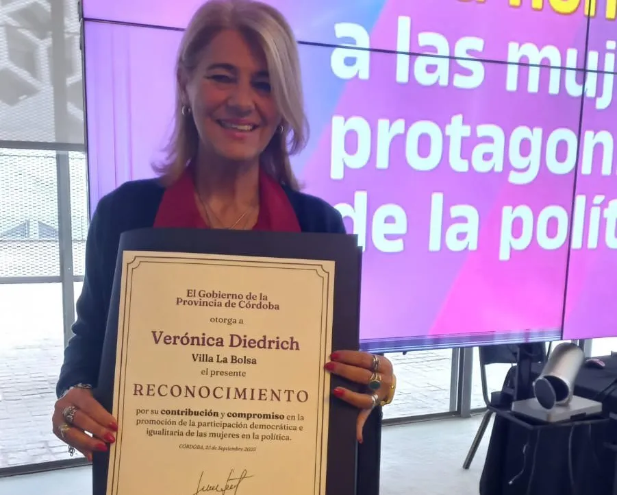 Verónica Diedrich asumió como jefa comunal de Villa La Bolsa en 2019.